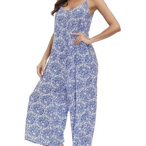 Women's floral printed jumpsuit